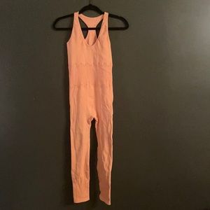 Free People FP Movement Orange Onesie M/L